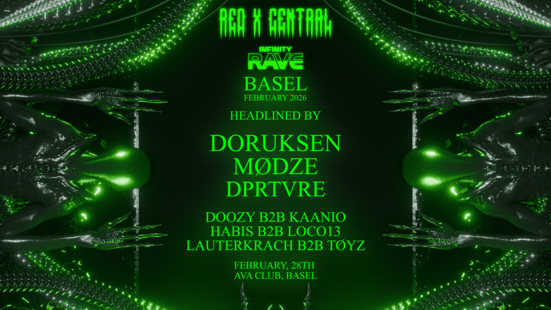 REDXCENTRAL X INFINITY RAVE